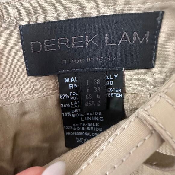 Derek Lam Khaki Cargo Skirt Size 2 - Picture 5 of 8